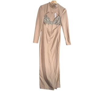open lace back dress Mini pink dress with asymmetrical sleeves